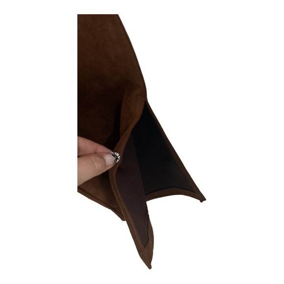 Sanctuary Brown Abbey Leggings Pullover Ankle Slit Faux Suede Size Small - Picture 7 of 10